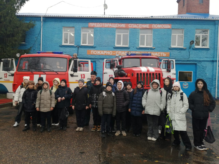 6Б в пожарной части.