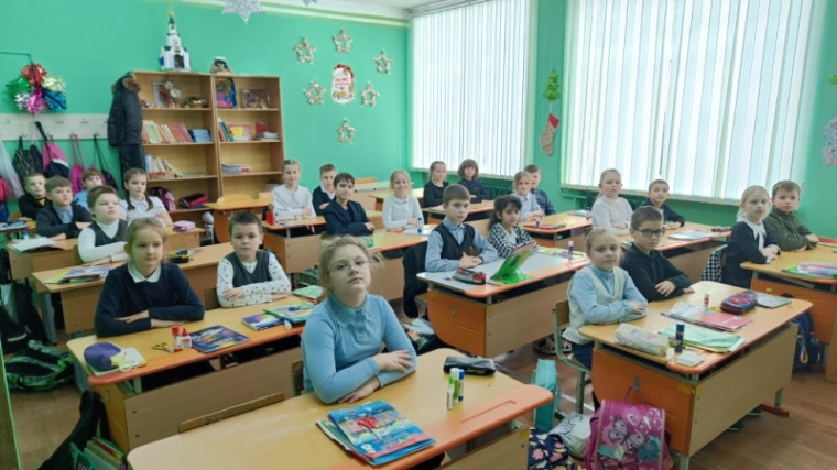 Классный час во 2а.